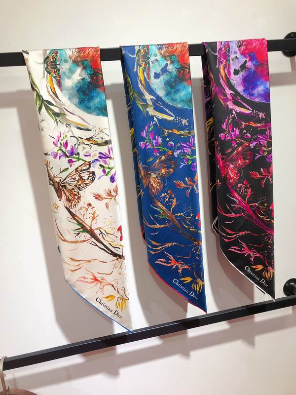 Dior silk scarf 90X90cm E04 (16)